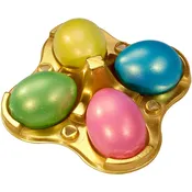 004969 Pastel 4-Egg Acrylic Clamshell — B&R Classics