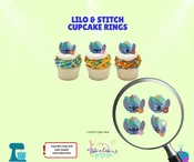 Lilo & Stitch Rings – Perfect for Cupcakes, Donuts & Cakes