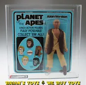 1975 MEGO Planet of the Apes Series 2 / 2nd Issue Card Alan Verdon Type 2 Body Action Figure AFA 80+ NM (C80 B85 F80) #11983948