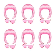 12 Piece Short Bob Wig and Matching Sunglasses