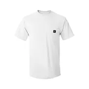 SHORT SLEEVE POCKET PATCH TEE - WHITE