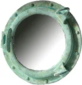 24" Porthole Silver Leaf Mirror