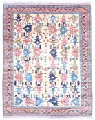 #4950/6660 Heriz Design 1990’s Afghan Rug 7’0″ X 9’3″