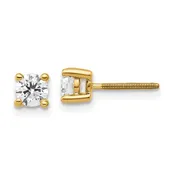 14K Gold Lab Grown Diamond Stud Earrings — Modern Metalsmith