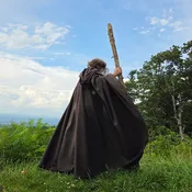 Cloak - Brown Tweed Full Circle