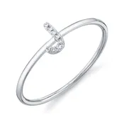 0.03Ct Diamond Ring - Initial J
