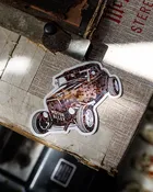 Columbia Motor Alley Rusty Sticker