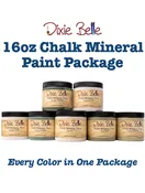 16 oz All Chalk Mineral Paint Colors - Package