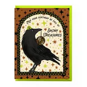 Crow Birthday Card