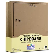 40 pt. Chipboard 8.5 x 11 – 24 Sheets