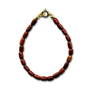 3-4mm Koa Rice Bead Clasp Bracelet