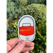Vintage Red Water Cooler Magnet