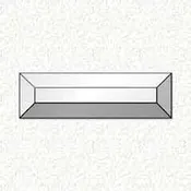1-1/2x5'' Rectangle Bevel
