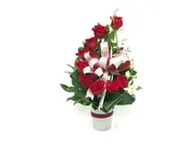 Red Love Spiral with Valentine bow