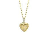 0.01 ctw Diamond Heart Necklace