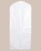 Vinyl Garment Bag with Zipper – Clear