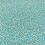 Aqua and White Calico Print — The Broadway Silk Store