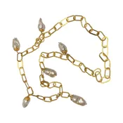 Baroque Pearl Loop Necklace