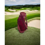 Red Croc Leather Golf Bag