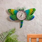 Dragonfly Outdoor Wall Thermometer
