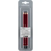 3 Carded Fine Art Graphite Pencils 3B, 6B, 9B