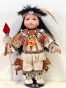 12" Porcelain Indian Doll D12775, Chetan