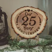 Anniversary Natural Wood Log
