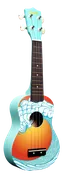 Amahi Ukulele Tropical Ocean Design
