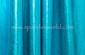 4 Way stretch Metallic foil-shiny (Turquoise)