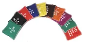 NUMBERS BEAN BAGS ENGLISH - CANVAS