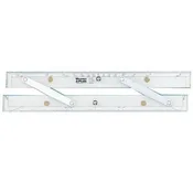 15" Brushed Aluminum Arms Parallel Rule (Weems & Plath 141)