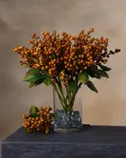 14" Faux Berry Foliage Stem Spray