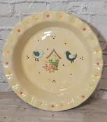 Handmade Pie Plate — Big Dog Pots Pottery