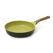 FourSeason OliveGreen电磁炉适用 木柄煎锅 26cm/28cm  Non-stick IH Frying Pan
