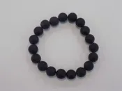 10mm Stretch Onyx Matte Bracelet