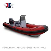 520R-DR (17’2″) Dive / Rescue Series (Rigid Hull) Inflatable Boat w/ Suzuki 70hp