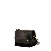 ^Jerome Dreyfuss Nicolas Snake Embossed Flap Front Adjustable Strap Crossbody Bag