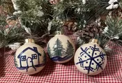 Christmas Ball Ornaments – It’s Cold Outside (3 pcs.)