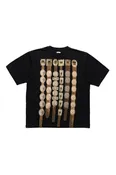 20/- Jersey Crew T (Curtain Concho) - Black