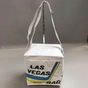 Vintage Cooler Bag Las Vegas Summer Survival 1980s Travel Beach Bag (8x8x6)
