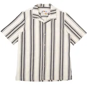 Aloha Shirt - Dobby Bands - Natural