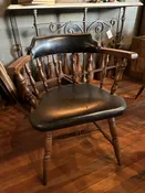 22″ 4 set Antique Bar Chair with Original English Upholstered