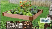 4' x 4' x 5.5” - 1" Profile: Classic Sienna Raised Garden (Screw-Type)