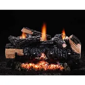 24" Cumberland Char Vent-Free Liquid Propane Log Set with Manual Valve
