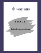 Handi Quilter Amara Quick Reference Guide