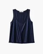Maggie Tank in Vintage Satin