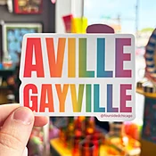 Aville Gayville Sticker