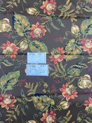 011626-F-D Flowers and pods; Cotton blend; 2 yds x 44" — FabMo