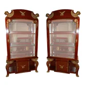 A Pair of Empire Revival Vitrines