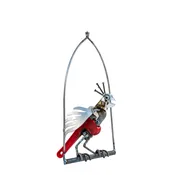 Bird On Hanging Perch